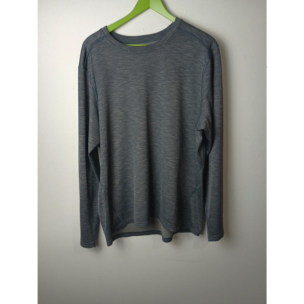 REI Co-op Shirt Men's XL Gray Long Sleeve Pull Over Outdoors Hiking Travel
